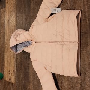Old Navy 4T Pink Puffer Jacket